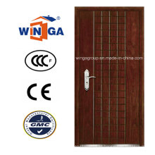 Puerta acorazada de chapa de madera de MDF de Europ Security (W-A2)